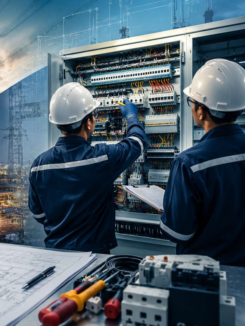 Industrial site powered by Kedar Electrical