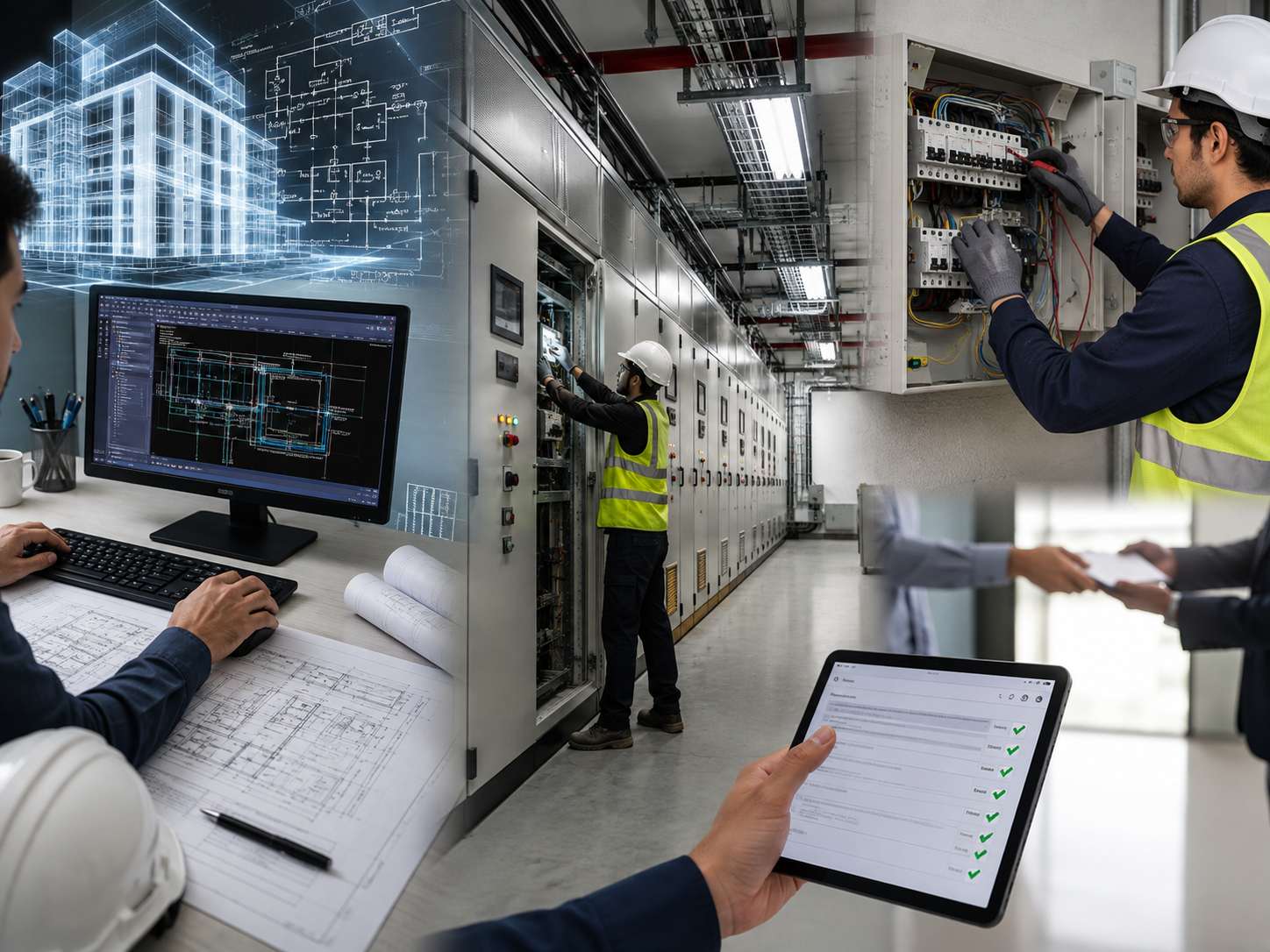 Electrical project delivery stages