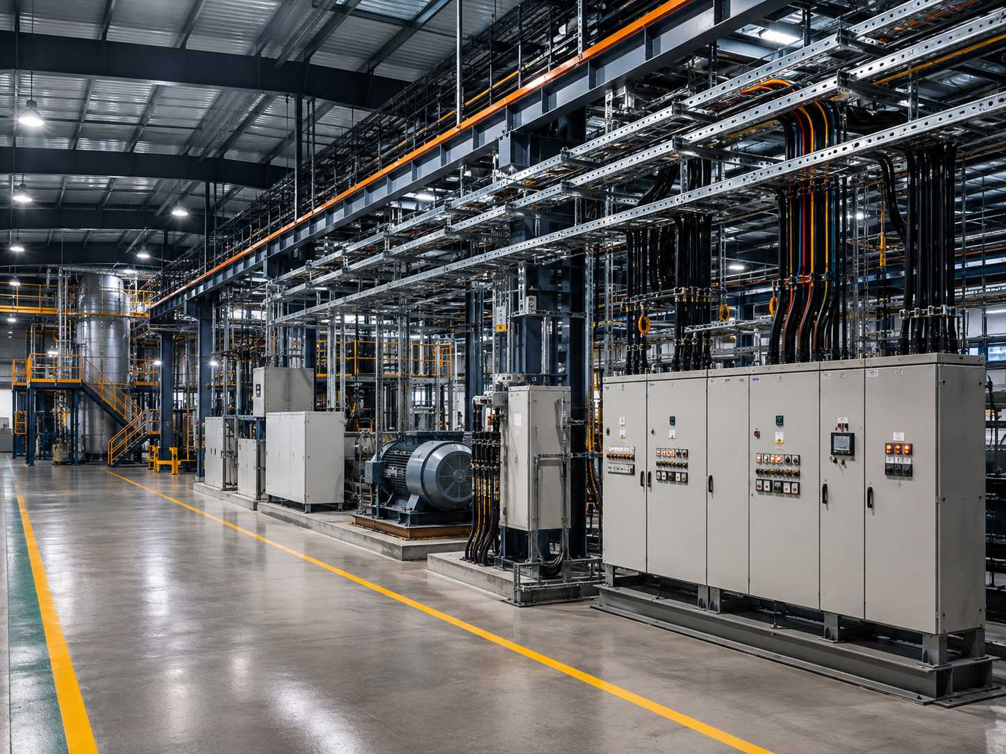 Industrial plant electrification