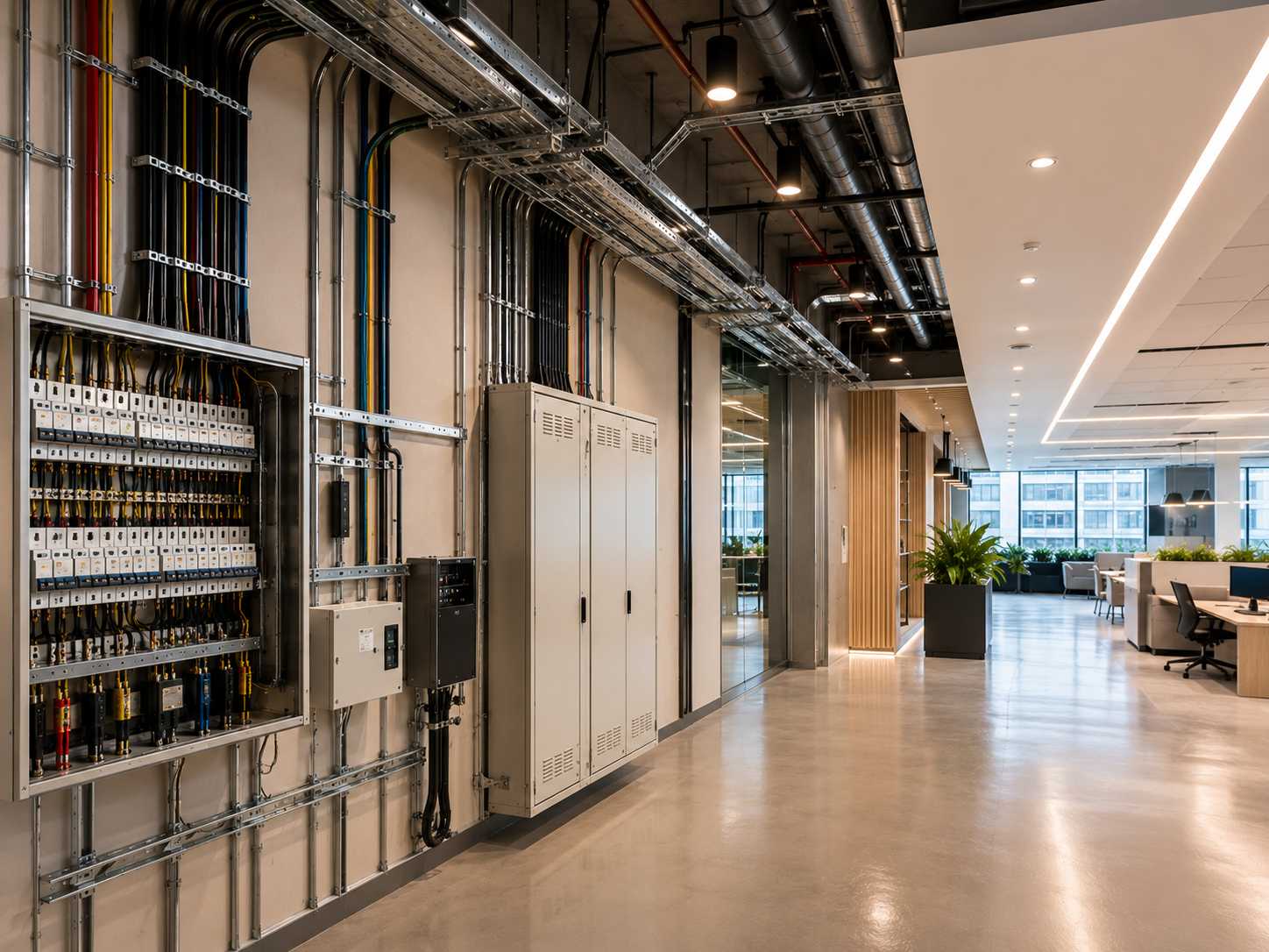 Commercial building electrification